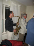 Mark Kaufman on saxophone